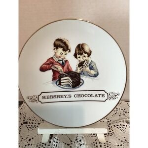 Vintage Collectible 1980 Hershey's‎ Chocolate Plate 8" Diameter